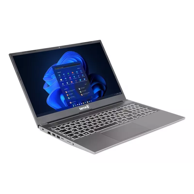 TERRA US1220819 Laptop AMD Ryzen™ 5 7430U 39,6 cm (15,6 Zoll) Full HD 16 GB DDR4-SDRAM 500 GB SSD Wi-Fi 6E (802.11ax) Windows 11 Home US English Silber