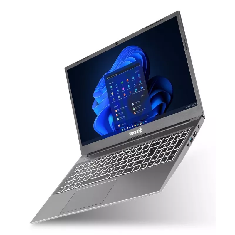 TERRA US1220819 Laptop AMD Ryzen™ 5 7430U 39,6 cm (15,6 Zoll) Full HD 16 GB DDR4-SDRAM 500 GB SSD Wi-Fi 6E (802.11ax) Windows 11 Home US English Silber