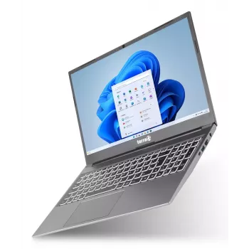 TERRA 1517R Intel® Core™ i3 i3-1315U Laptop 39,6 cm (15,6 Zoll) Full HD 8 GB DDR4-SDRAM 500 GB SSD Wi-Fi 6 (802.11ax) Windows 11 Home Niederländisch, US-Englisch Grau