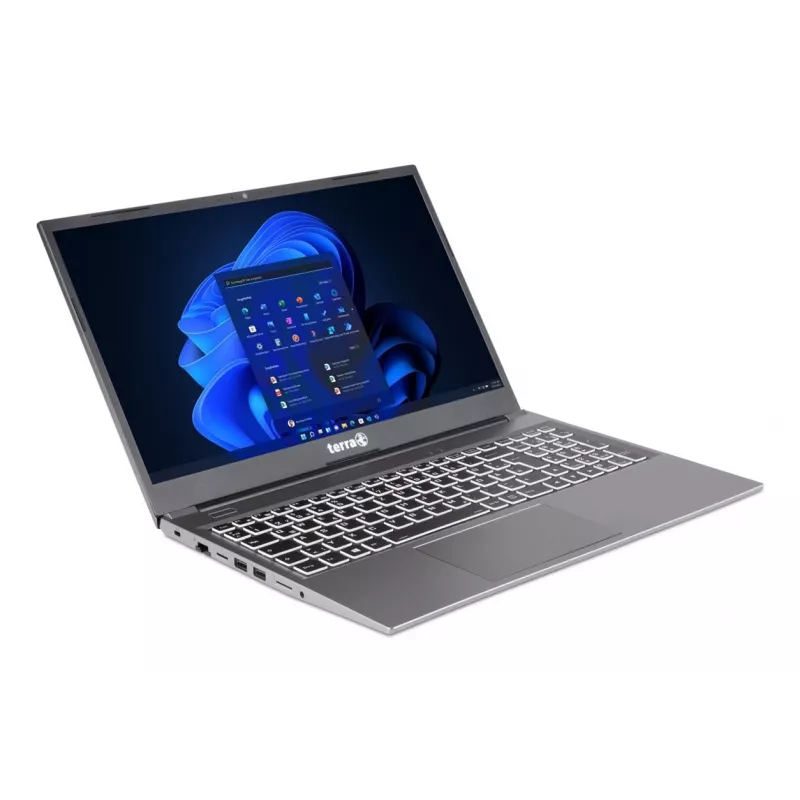 TERRA MOBILE 1517R Intel® Core™ i7 i7-1355U Laptop 39,6 cm (15,6 inch) Full HD 16 GB DDR4-SDRAM 1 TB SSD Wi-Fi 6 (802.11ax) Windows 11 Pro Grau