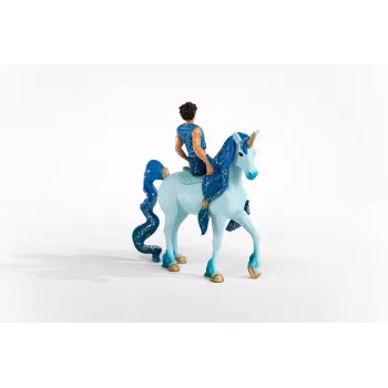 schleich BAYALA Aryon auf dem Einhorn, 5 Jahr(e), Sonnenelfen, Einhörner & Feen, Mehrfarbig