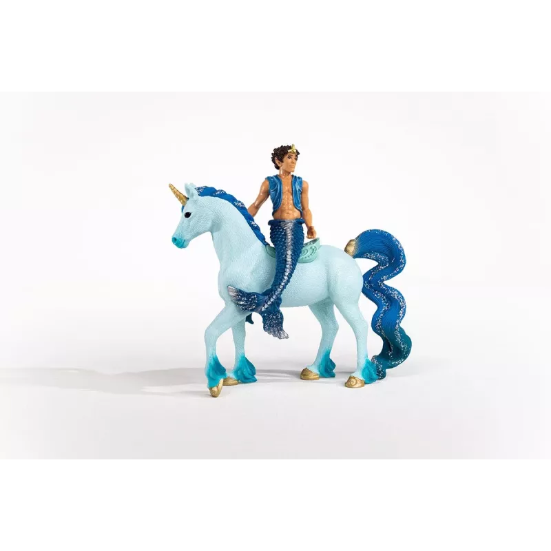 schleich BAYALA Aryon auf dem Einhorn, 5 Jahr(e), Sonnenelfen, Einhörner & Feen, Mehrfarbig