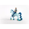 schleich BAYALA Aryon auf dem Einhorn, 5 Jahr(e), Sonnenelfen, Einhörner & Feen, Mehrfarbig
