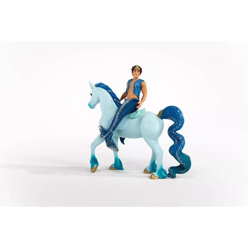 schleich BAYALA Aryon auf dem Einhorn, 5 Jahr(e), Sonnenelfen, Einhörner & Feen, Mehrfarbig
