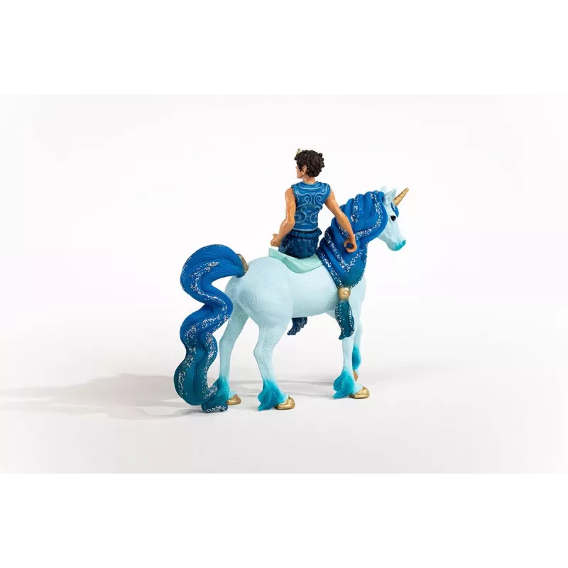 schleich BAYALA Aryon auf dem Einhorn, 5 Jahr(e), Sonnenelfen, Einhörner & Feen, Mehrfarbig