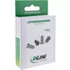 Schraube für Lüfter InLine 5,0×10,0 mm vernickelt, 4er-Pack