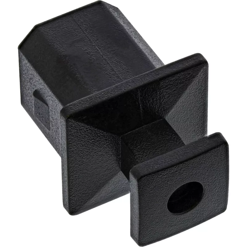 InLine Staubschutzkappe für USB-B-Buchse, schwarz, 50 Stk.
