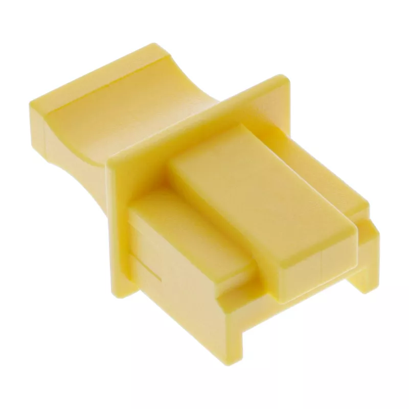 InLine Staubschutzkappe für RJ45-Buchse, gelb, 100 Stk.