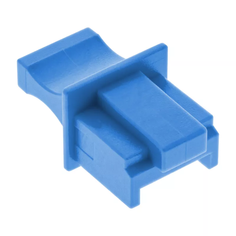 InLine Staubschutzkappe für RJ45-Buchse, blau, 100 Stk.