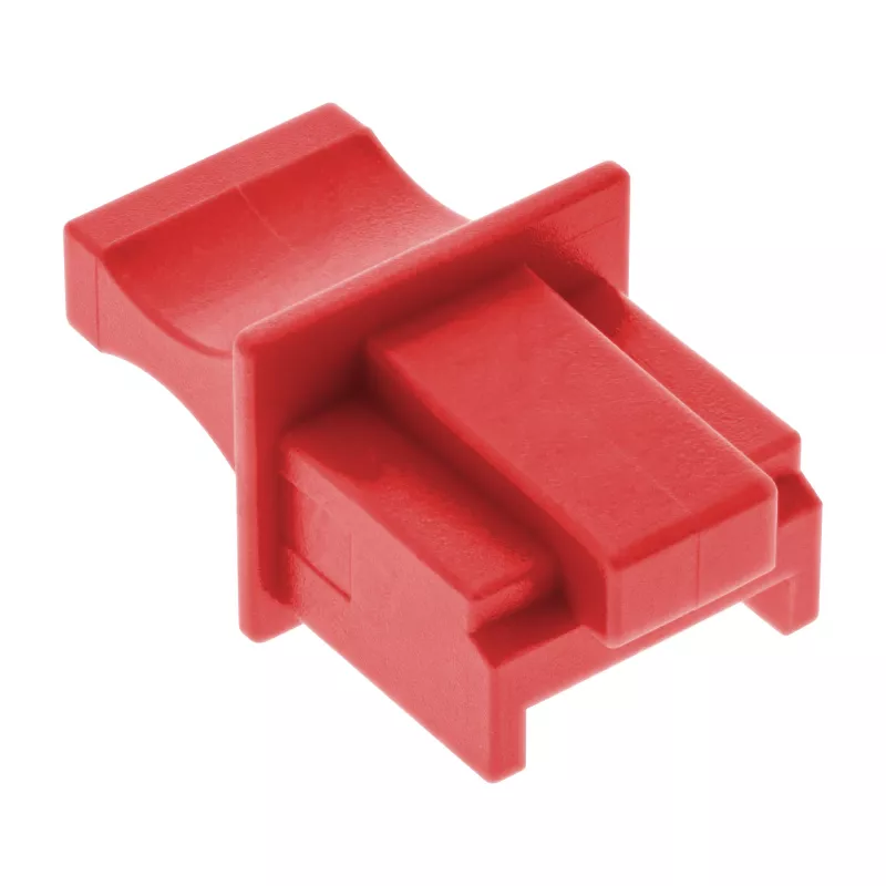 InLine Staubschutzkappe für RJ45 Buchse, rot, 100 Stk.
