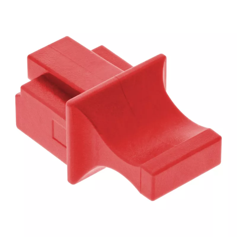 InLine Staubschutzkappe für RJ45 Buchse, rot, 100 Stk.
