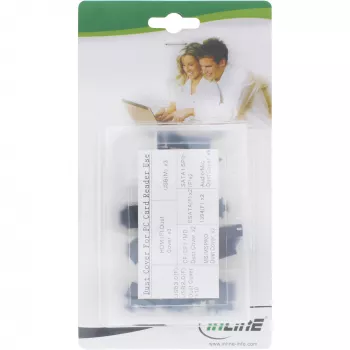 InLine Staubschutzabdeckungsset für Frontblende und Kartenleser, 30 Stk.