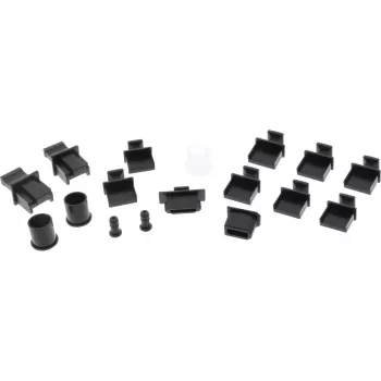 InLine Staubschutz-Set für Computer-Schnittstellen, 17 Stk.