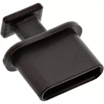 Staubschutzkappe für USB-C-Buchse InLine 59948M schwarz 50 Stück