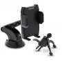 InLine ONE CLICK EASY II Auto-Smartphone-Halterung — universelle passive Halterung, schwarz