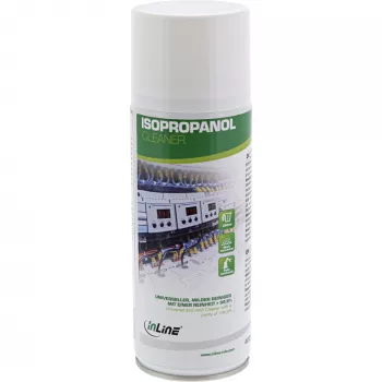 InLine Isopropanol, universeller, milder Reiniger mit einer Reinheit > 99,9 %, 400 ml