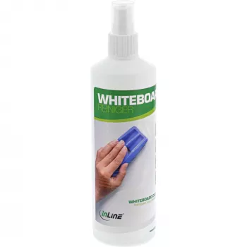 Whiteboard-Reiniger InLine 250 ml – Reinigungsflüssigkeit für Whiteboards, grün/weiß