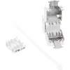 InLine RJ45 Keystone Jack Snap-In-Modul Cat.6a, mit Staubschutzabdeckung rot