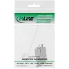InLine RJ45 Keystone Jack Snap-In-Modul Cat.6a, mit Staubschutzabdeckung rot