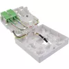 InLine FTTH Anschlussdose vorkonfektioniert 4x LC/APC 9/125µm 10m
