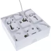 InLine FTTH-Anschlussdose vorkonfektioniert 4x LC/APC 9/125µm 15m