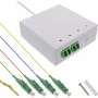 InLine FTTH-Anschlussdose vorkonfektioniert 4x LC/APC 9/125µm 40m