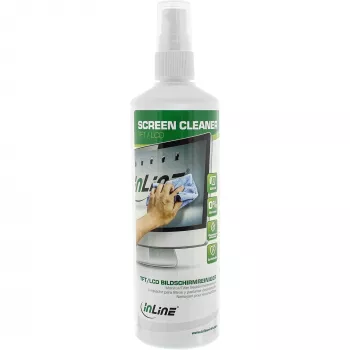 Bildschirmreiniger InLine 250 ml Pumpspray für TFT- und LCD-Displays