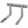 Xavax 00110931 universelle Mikrowellen-Wandhalterung, silber