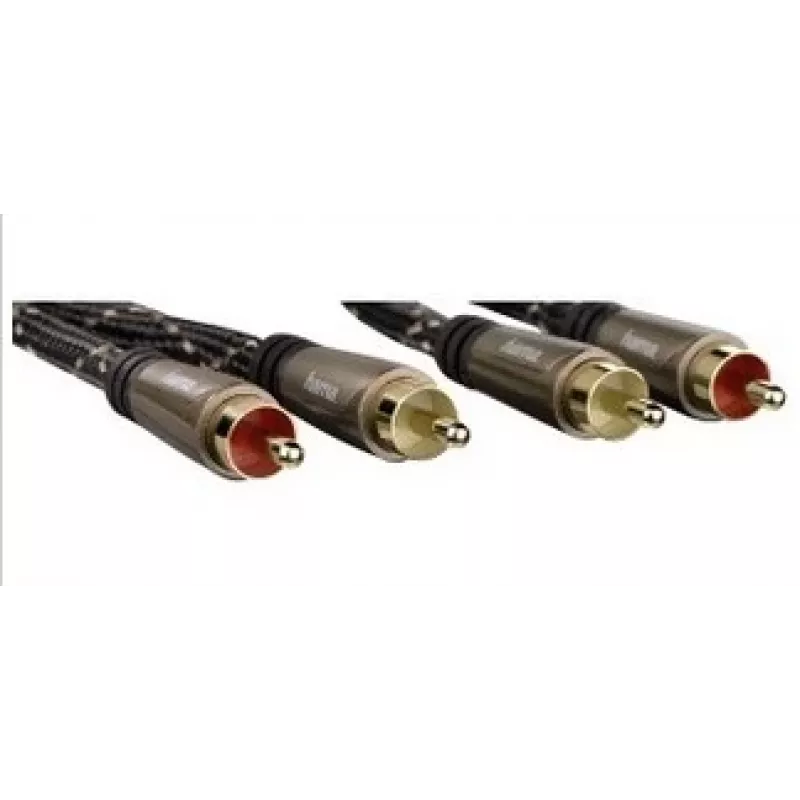 Hama 122292 Audiokabel 1,5 m 2 x RCA Schwarz