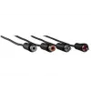 Hama 1,5m 2 x RCA M/F Audiokabel Schwarz