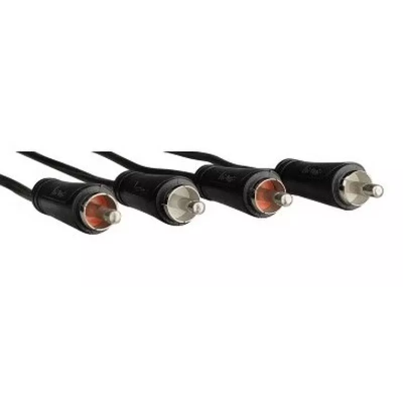 Hama 00122329 Audiokabel 2,5 m 2 x Cinch Schwarz