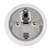Hama 00121991 Netzadapter Typ F Typ G (UK) Weiß
