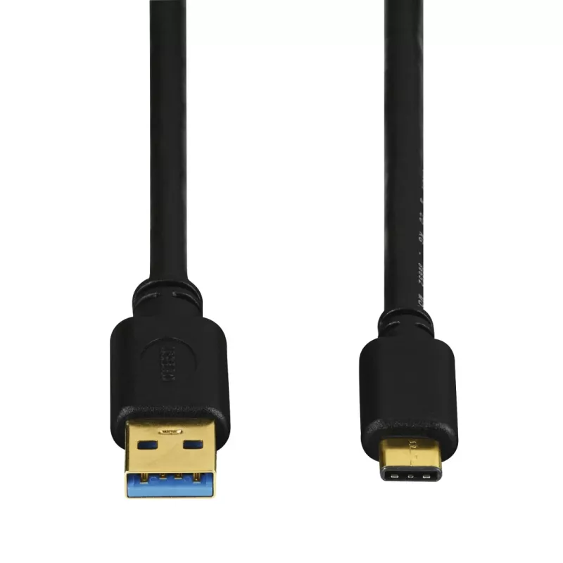 Hama USB-C/USB A, 1,8 m USB-Kabel USB 3.2 Gen 2 (3.1 Gen 2) USB C Schwarz