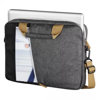 Hama Florence 35,8 cm (14,1 Zoll) Messenger-Tasche Schwarz, Grau