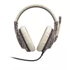 Hama SoundZ 333 Headset Kabelgebunden Head-Band Gaming USB Type-A Beige, Braun