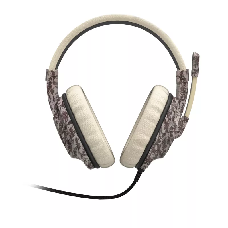 Hama SoundZ 333 Headset Kabelgebunden Head-Band Gaming USB Type-A Beige, Braun