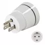 Hama 00223432 Reisestecker Typ B Typ C (Eurostecker)+Typ F Weiß
