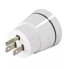 Hama 00223432 Reisestecker Typ B Typ C (Eurostecker)+Typ F Weiß