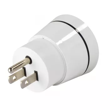 Hama 00223432 Reisestecker Typ B Typ C (Eurostecker)+Typ F Weiß