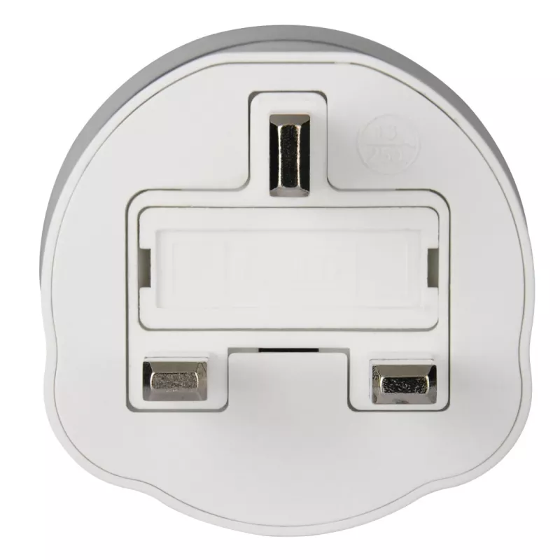 Hama 00223433 Reisestecker Typ G (UK) Typ C (Eurostecker)+Typ F Weiß