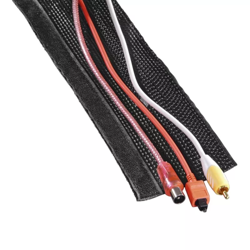 Hama 00220995 Kabelorganizer Universal Kabelschlauch Schwarz 1 Stk.