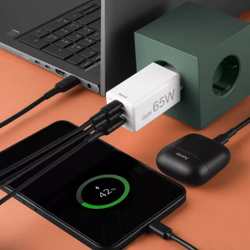 Hama 00125142 mobiles Gerät Ladegerät Universal Weiß AC Schnellladung Innenbereich