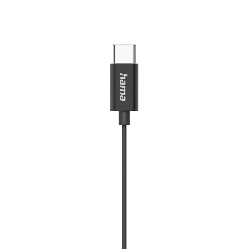 Hama Classy Headset Kabelgebunden In-Ear Anrufe/Musik USB Typ-C Schwarz