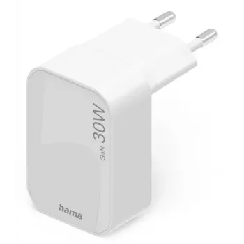 Hama 00201954 Ladegerät für Mobilgeräte Smartphone, Tablet Weiß AC Schnellladung Indoor
