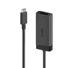 Hama 00202034 Videokabel-Adapter 0,15 m USB Type-C HDMI + DisplayPort Schwarz