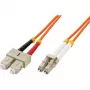 Techly SC/LC Multimode 50/125 OM2 5m Glasfaserkabel ILWL D5-SCLC-050