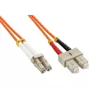 Techly SC/LC Multimode 50/125 OM2 5m Glasfaserkabel ILWL D5-SCLC-050