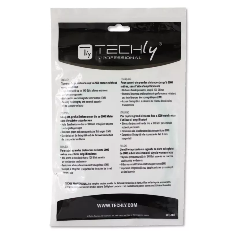 Techly SC/LC Multimode 50/125 OM2 5m Glasfaserkabel ILWL D5-SCLC-050