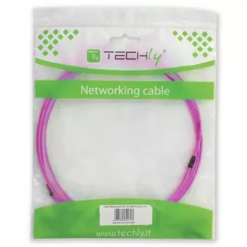 Techly SC/LC Multimode 50/125 OM4 20m Glasfaserkabel, 20 m, OM4, SC, LC