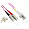 Techly SC/LC Multimode 50/125 OM4 20m Glasfaserkabel, 20 m, OM4, SC, LC